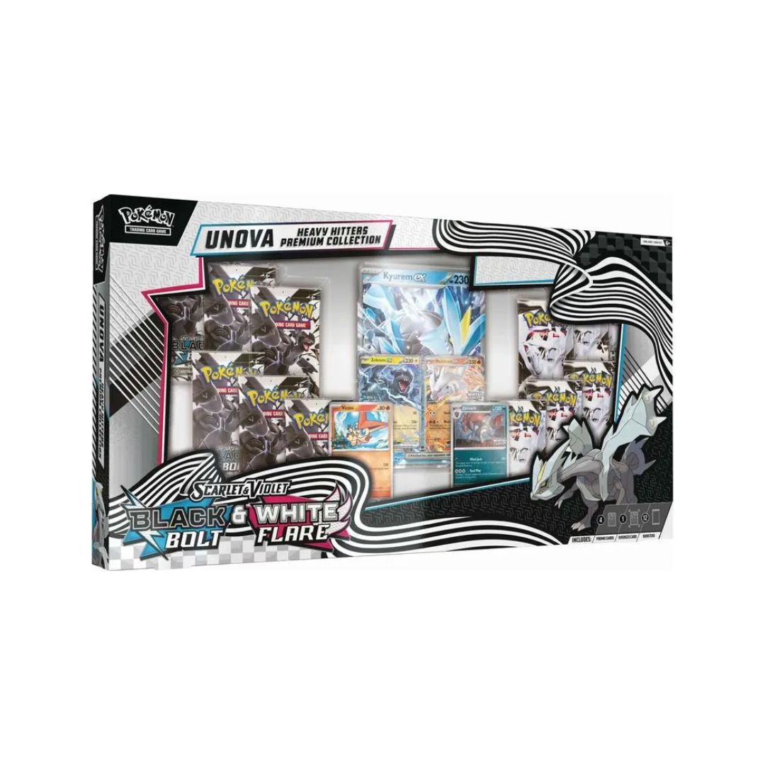 Unova Heavy Hitters Premium Collection - Black Bolt & White Flare