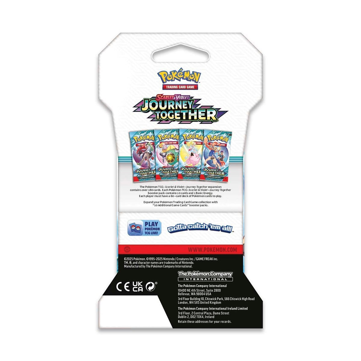 Scarlet & Violet-Journey Together Sleeved Booster Pack (10 Cartas)