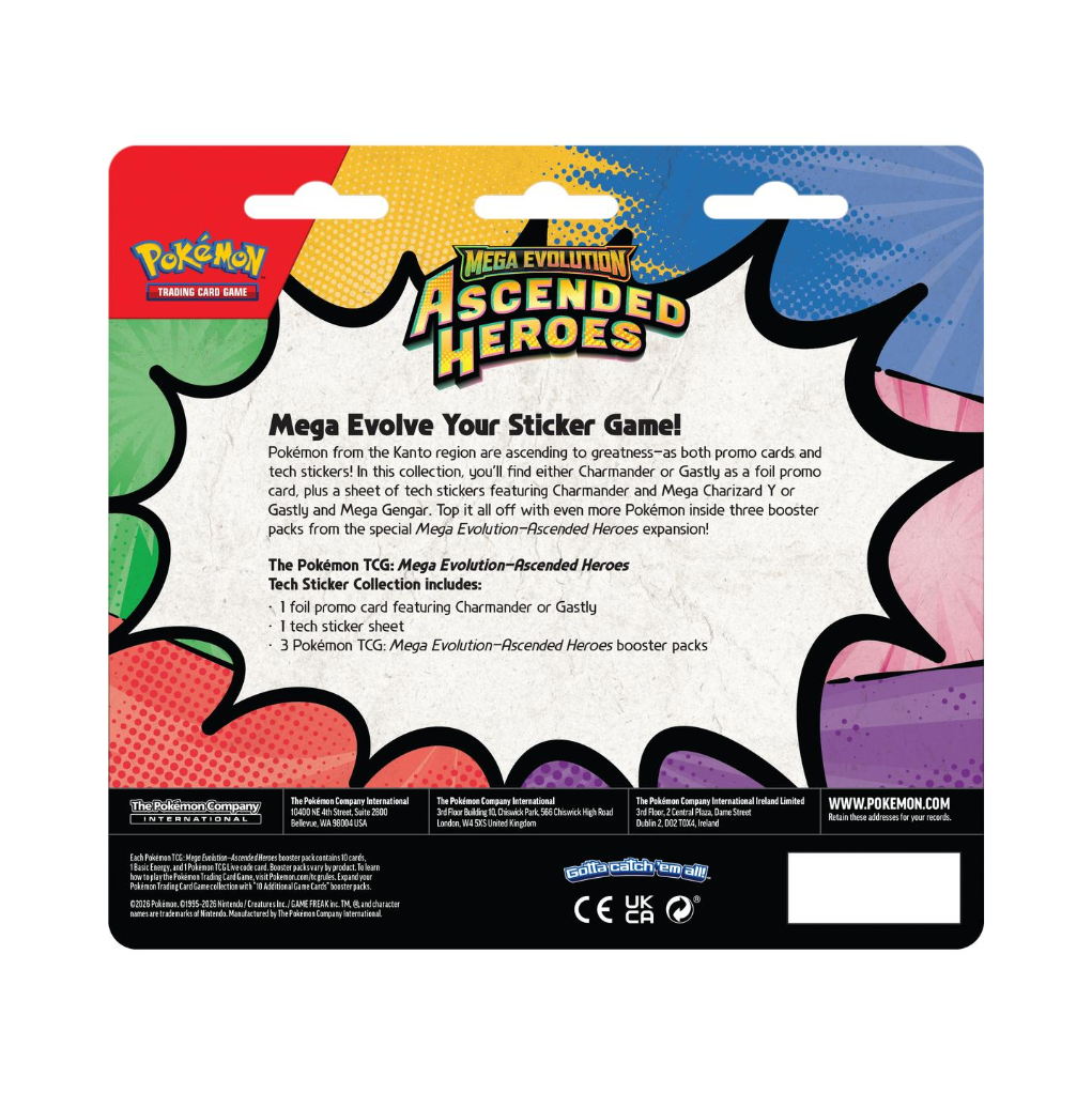 Mega Evolution—Ascended Heroes Tech Sticker Collection - Charmander