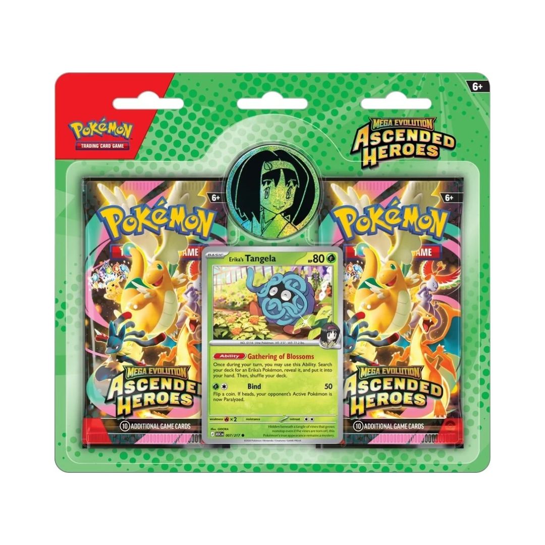 Mega Evolution-Ascended Heroes Enhanced 2 Pack Blister Erika’s Tangela