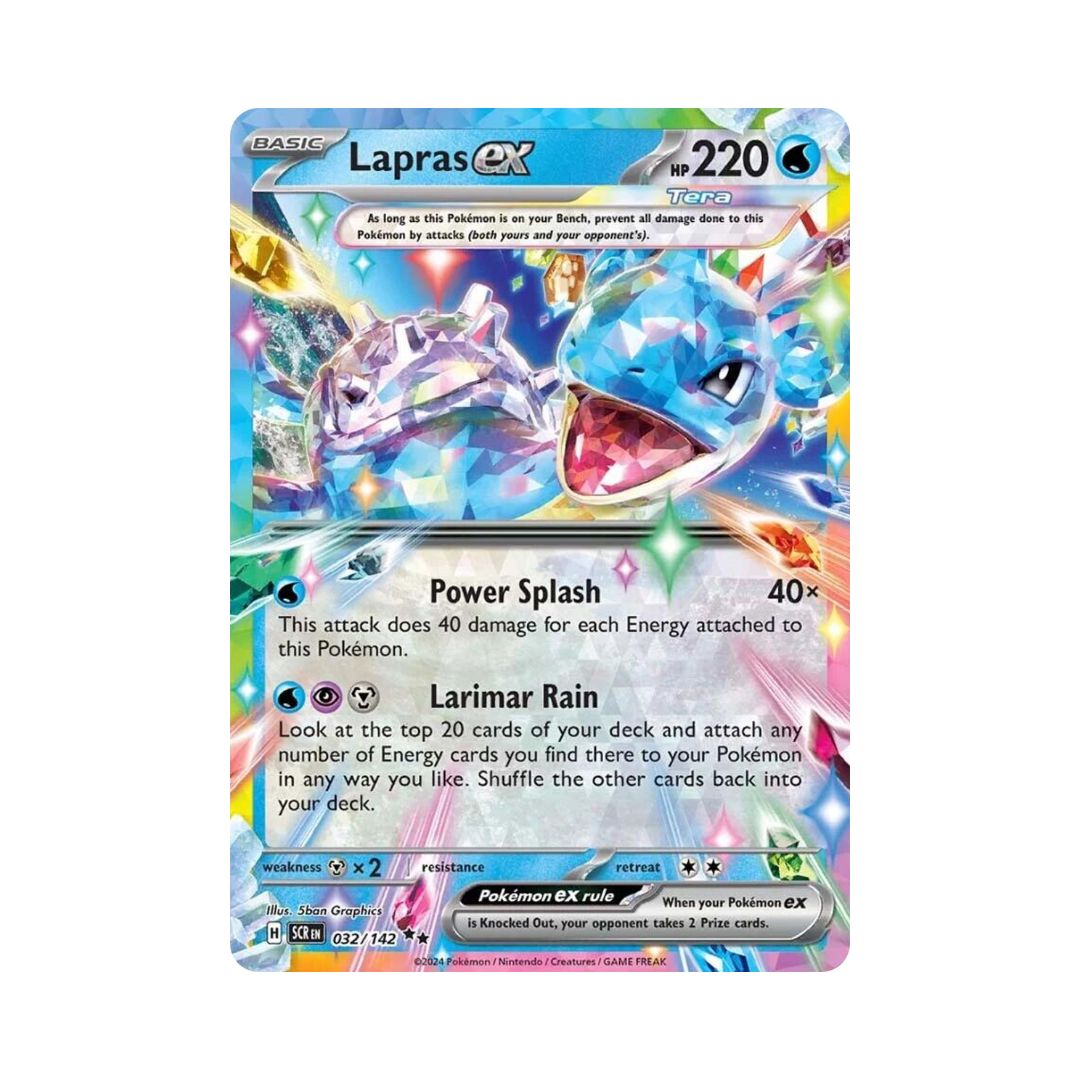 Lapras ex - 032/142 - SV07: Stellar Crown (SV07)