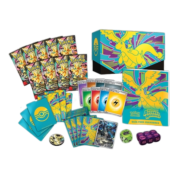 Mega Evoluciones-Ascenso Heroico Caja de Entrenador Élite
