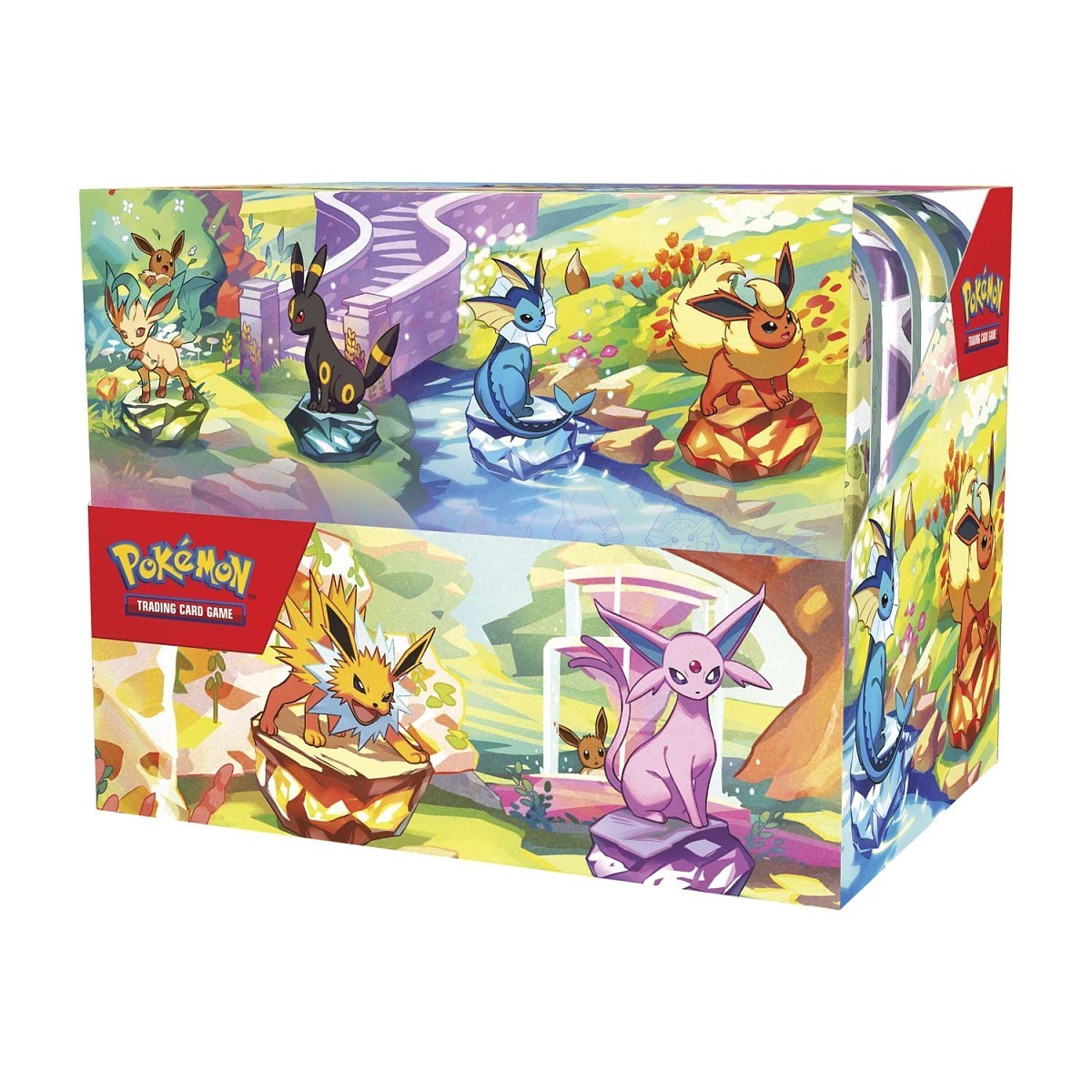 Escarlata & Púrpura-Evoluciones Prismáticas Mini Tin Display (8 Tins)