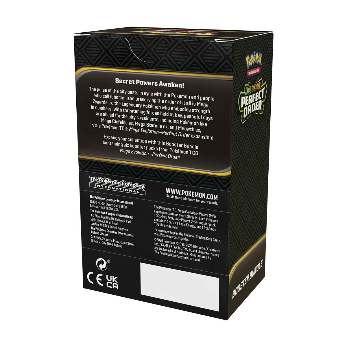 [Pre Orden] Mega Evolution-Perfect Order Booster Bundle (6 Packs)