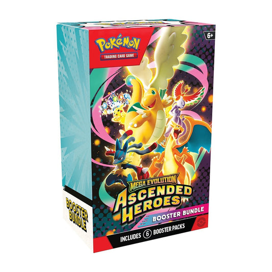 [Pre Orden] Mega Evolution-Ascended Heroes Booster Bundle (6 Packs)