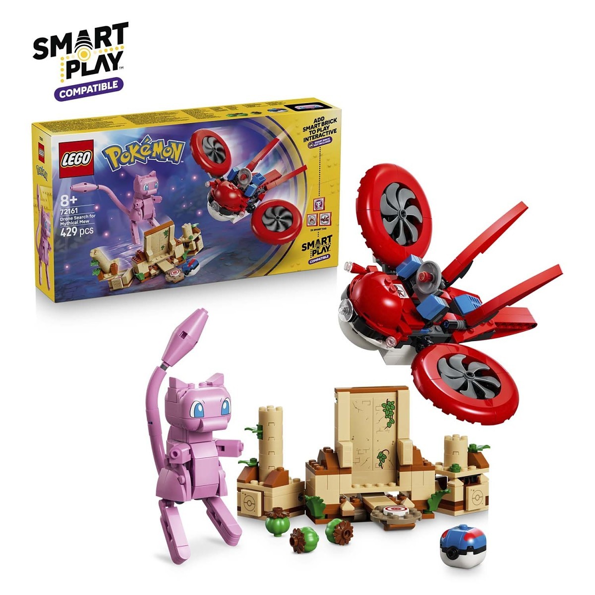 [Pre Orden] LEGO® Pokémon™ SMART Play™: Drone Search for Mythical Mew