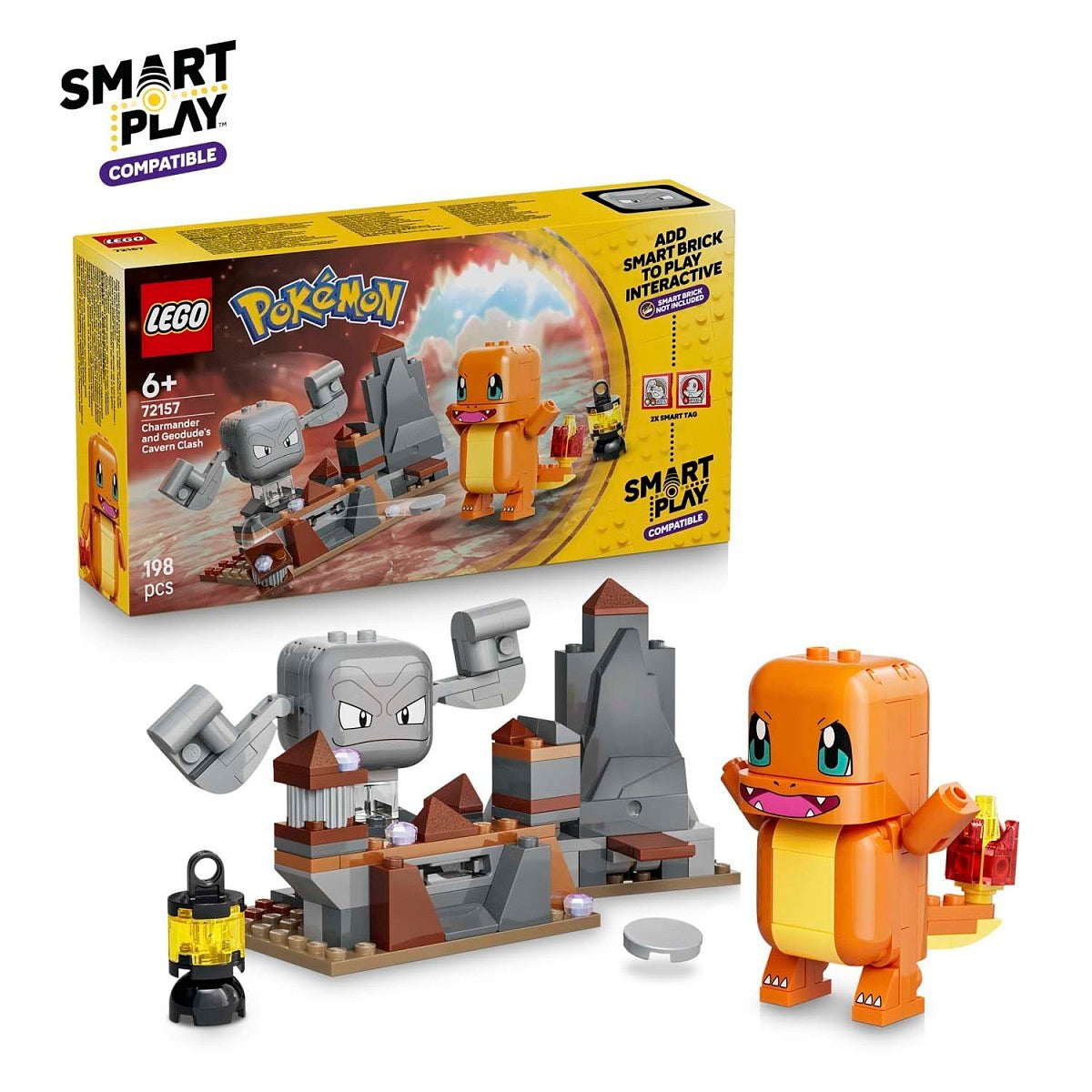 [Pre Orden] LEGO® Pokémon™ SMART Play™: Charmander and Geodude’s Cavern Clash