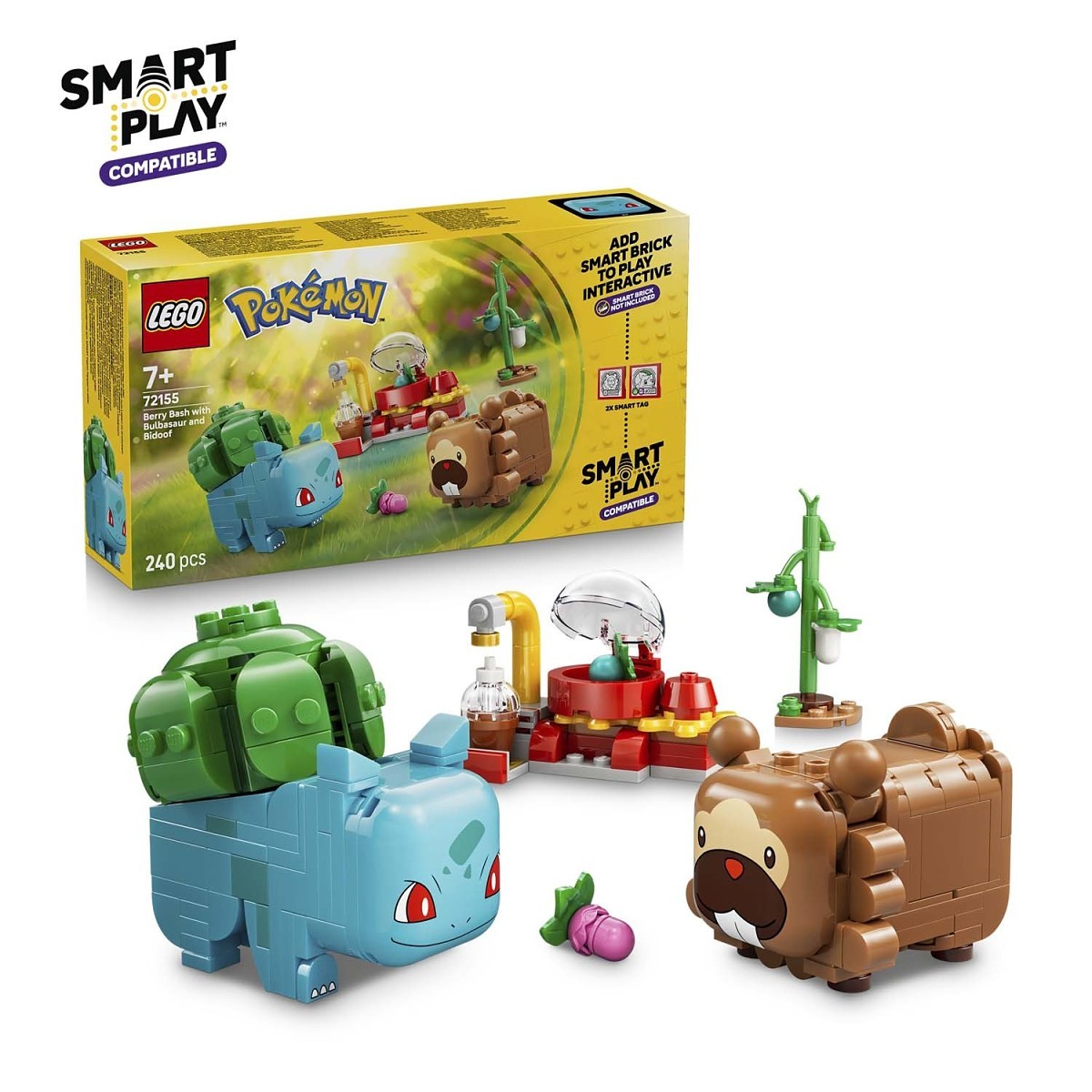 [Pre Orden] LEGO® Pokémon™ SMART Play™: Berry Bash with Bulbasaur and Bidoof