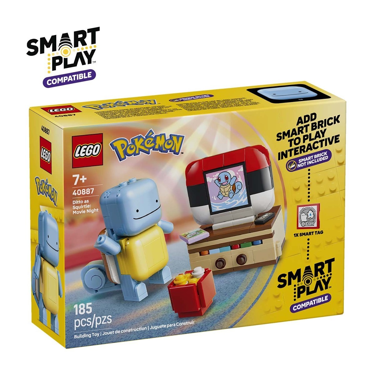 [Pre Orden] LEGO® Pokémon™ SMART Play™: Ditto as Squirtle: Movie Night