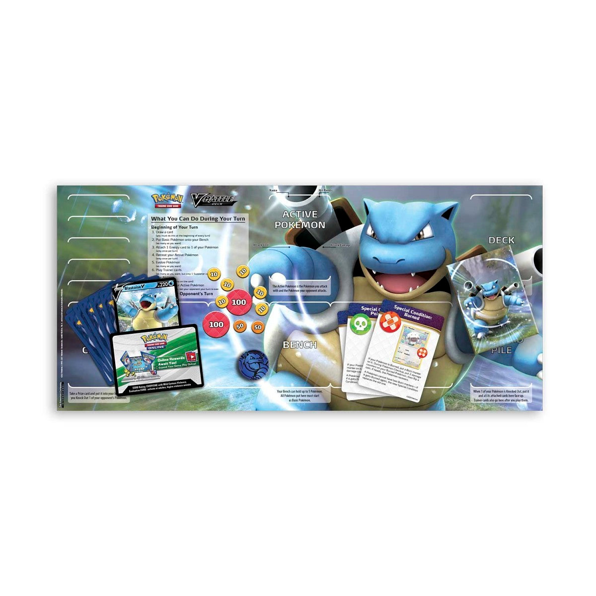 Blastoise V Battle Deck