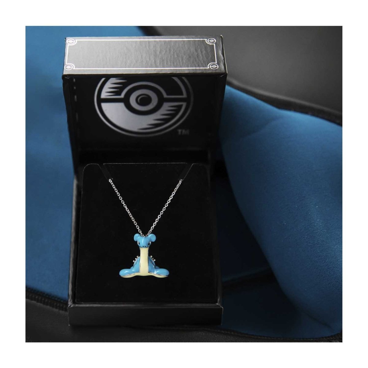 Collar de plata de ley Lapras