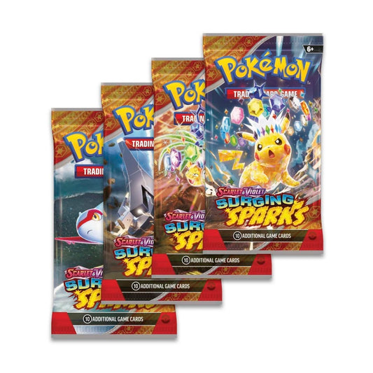 Scarlet & Violet-Surging Sparks Booster con 10 cartas