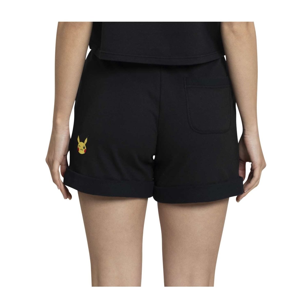 Pikachu & Friends Pokémon Lounge Shorts Negro - Mujer