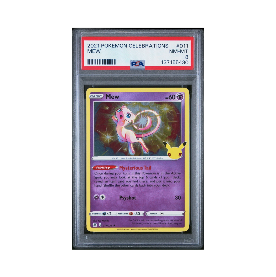 Mew #011 PSA 8 NM-MT