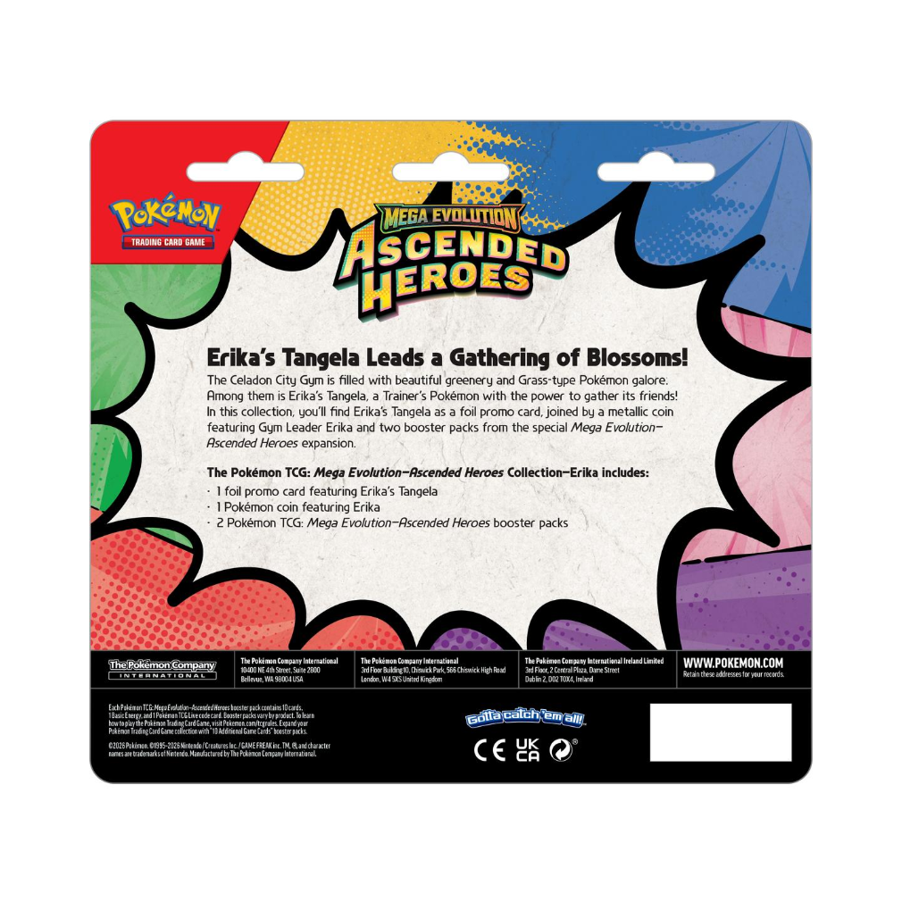 Mega Evolution-Ascended Heroes Enhanced 2 Pack Blister Erika’s Tangela