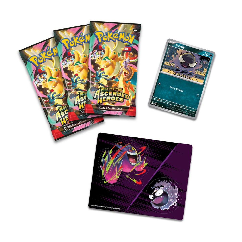 Mega Evolution—Ascended Heroes Tech Sticker Collection - Gastly