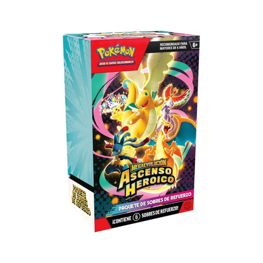 Mega Evoluciones-Ascenso Heroico Paquete de Boosters (6 pack)